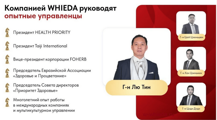 Руководители компании Виеда