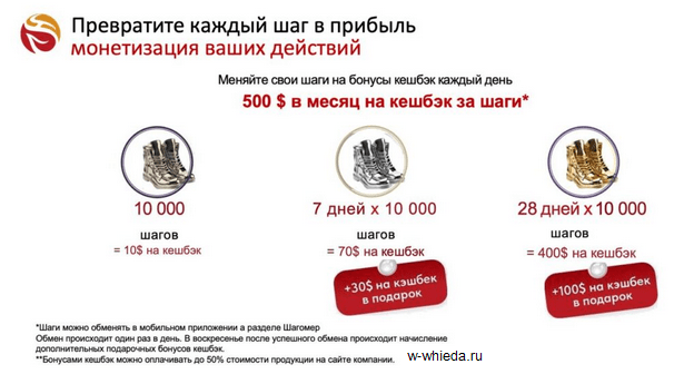 Марктеинг Виеда шагомер Whieda